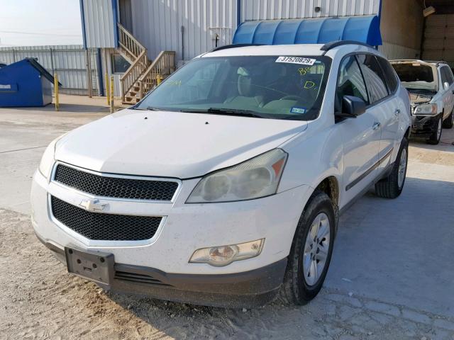 1GNER13D59S127061 - 2009 CHEVROLET TRAVERSE L WHITE photo 2