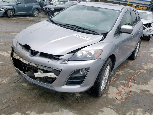 JM3ER2W32A0313116 - 2010 MAZDA CX-7 SILVER photo 2