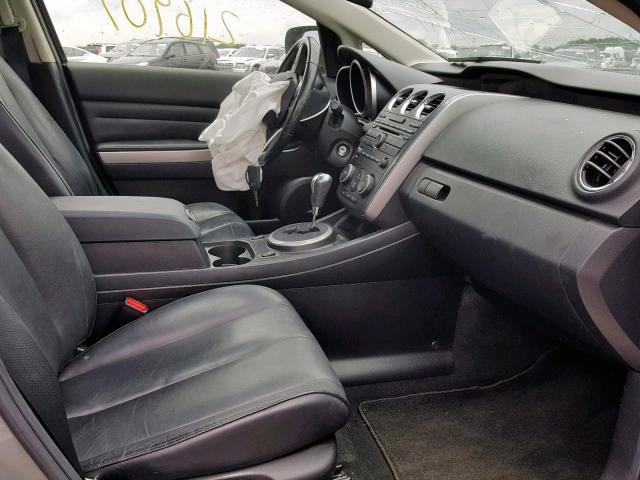 JM3ER2W32A0313116 - 2010 MAZDA CX-7 SILVER photo 5