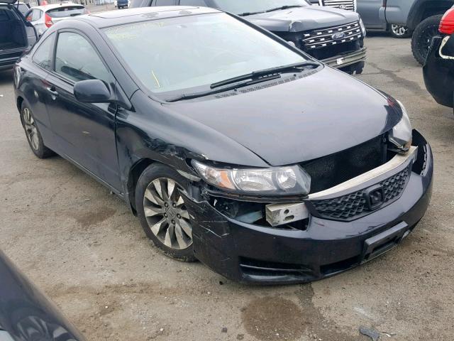 2HGFG1B92AH517628 - 2010 HONDA CIVIC EXL BLACK photo 1