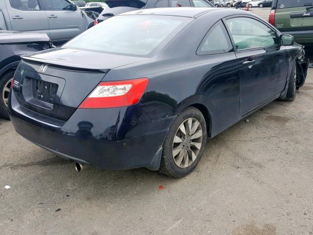 2HGFG1B92AH517628 - 2010 HONDA CIVIC EXL BLACK photo 4