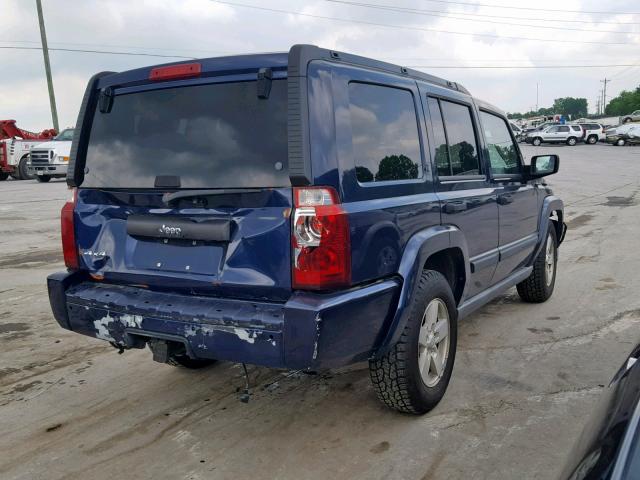 1J8HG48K46C173502 - 2006 JEEP COMMANDER 蓝色 照片 4