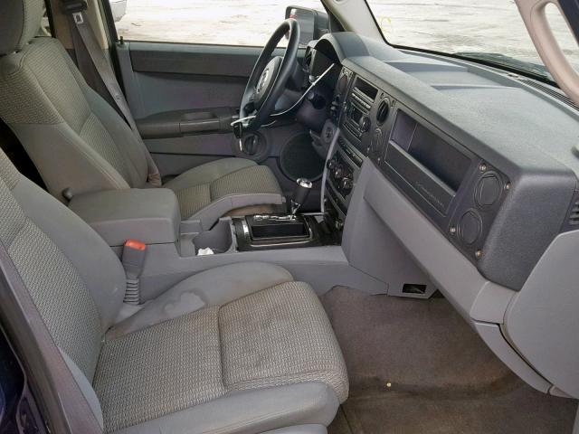 1J8HG48K46C173502 - 2006 JEEP COMMANDER 蓝色 照片 5