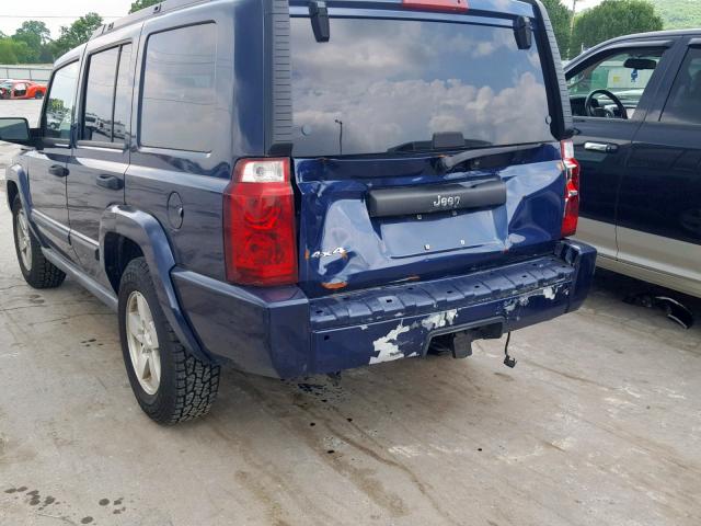 1J8HG48K46C173502 - 2006 JEEP COMMANDER 蓝色 照片 9