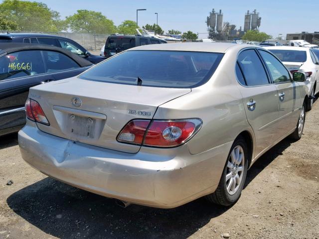 JTHBF30G820084995 - 2002 LEXUS ES 300 GOLD photo 4