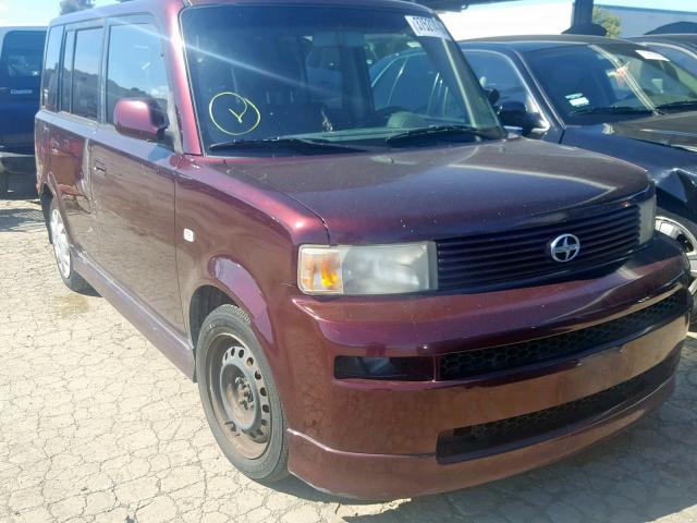 JTLKT324664039845 - 2006 TOYOTA SCION XB BURGUNDY photo 1