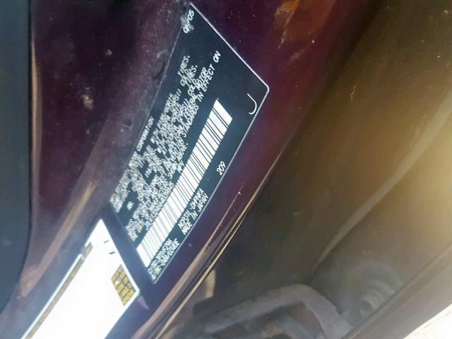 JTLKT324664039845 - 2006 TOYOTA SCION XB BURGUNDY photo 10