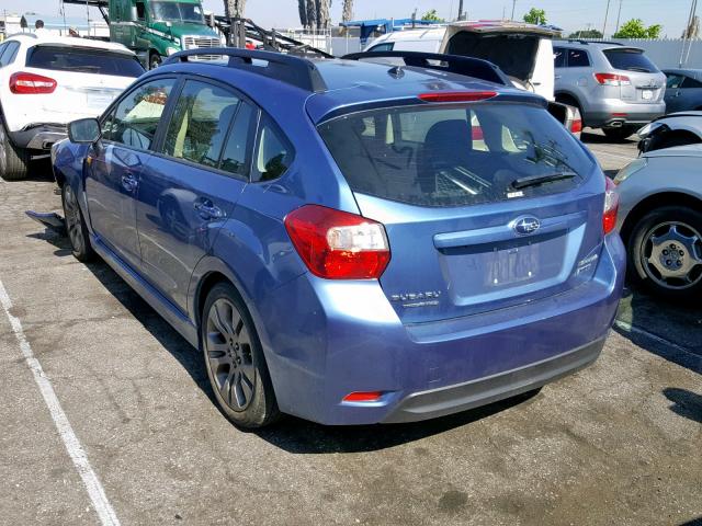 JF1GPAP67G8207674 - 2016 SUBARU IMPREZA SP BLUE photo 3