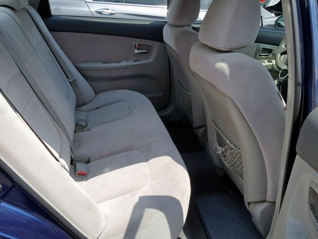 KNAFE121775436474 - 2007 KIA SPECTRA EX BLUE photo 6