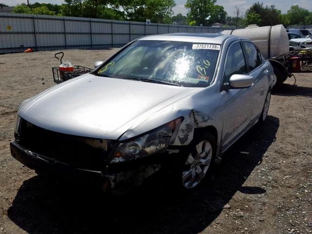 1HGCP2F88AA020608 - 2010 HONDA ACCORD EXL SILVER photo 2