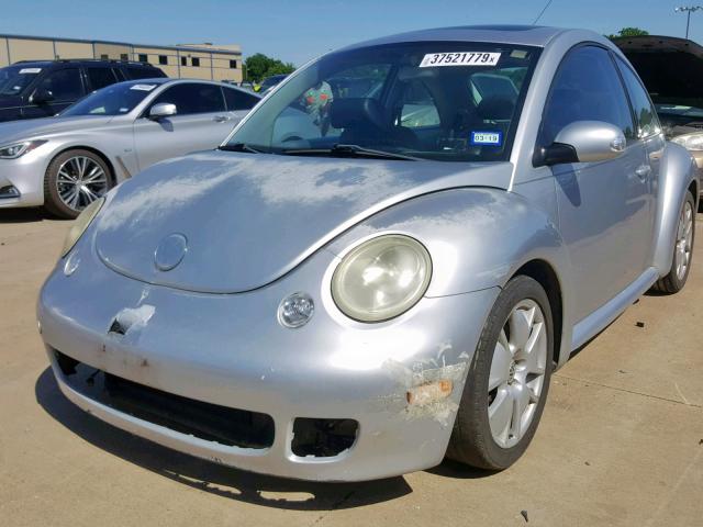 3VWFE21C03M431517 - 2003 VOLKSWAGEN NEW BEETLE ვერცხლისფერი ფოტო 2