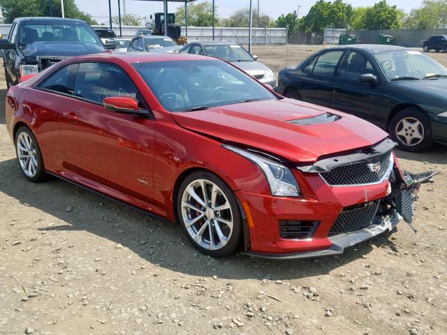 1G6AN1RY6H0163108 - 2017 CADILLAC ATS-V RED photo 1