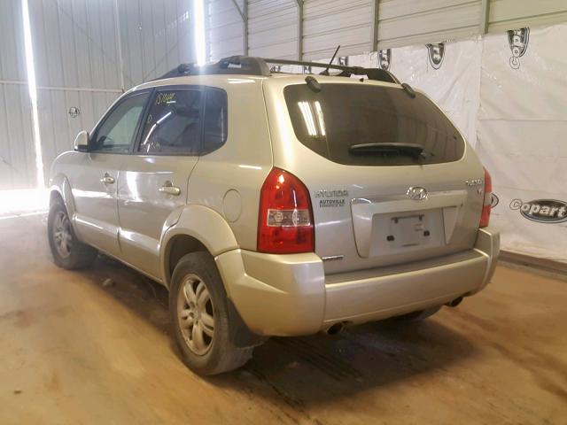 KM8JN12D06U368073 - 2006 HYUNDAI TUCSON GLS GOLD photo 3