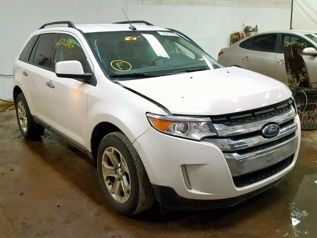 2FMDK3JC6BBA64028 - 2011 FORD EDGE SEL WHITE photo 1