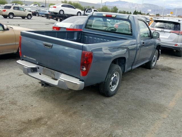 1GCCS148168328289 - 2006 CHEVROLET COLORADO BLUE photo 4