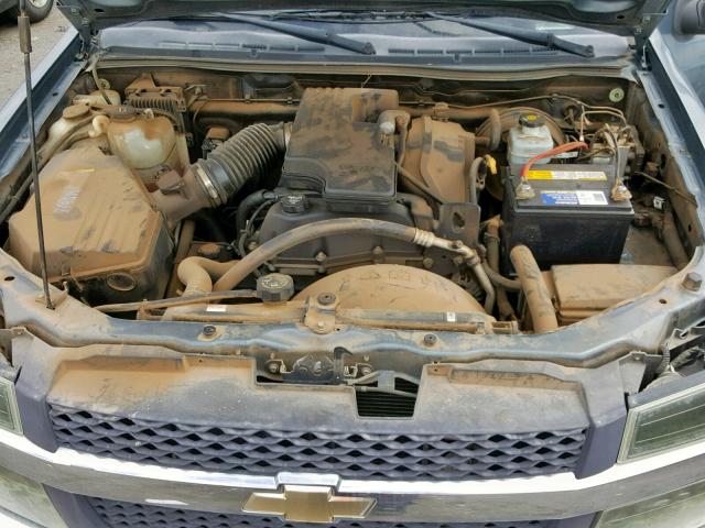 1GCCS148168328289 - 2006 CHEVROLET COLORADO BLUE photo 7