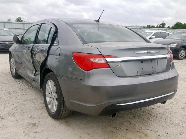 1C3CCBBG5DN635383 - 2013 CHRYSLER 200 TOURIN GRAY photo 3