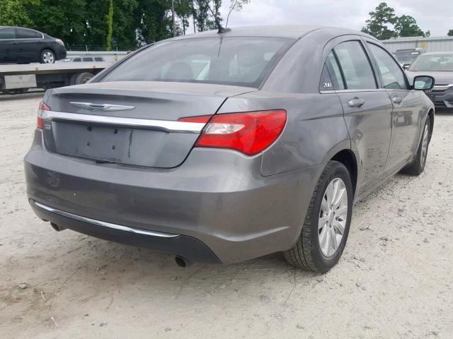 1C3CCBBG5DN635383 - 2013 CHRYSLER 200 TOURIN GRAY photo 4