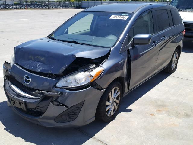 JM1CW2BL7C0137066 - 2012 MAZDA 5 BLUE photo 2