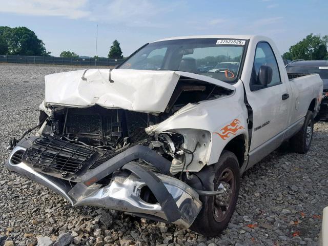 3D7KR26D86G120417 - 2006 DODGE RAM 2500 S WHITE photo 2