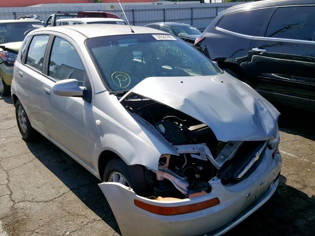 KL1TG62615B349796 - 2005 CHEVROLET AVEO LT WHITE photo 1