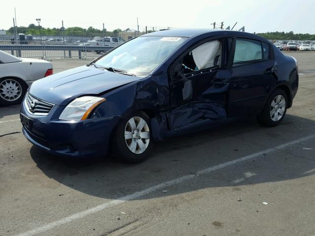 3N1AB6APXAL624229 - 2010 NISSAN SENTRA 2.0 BLUE photo 2