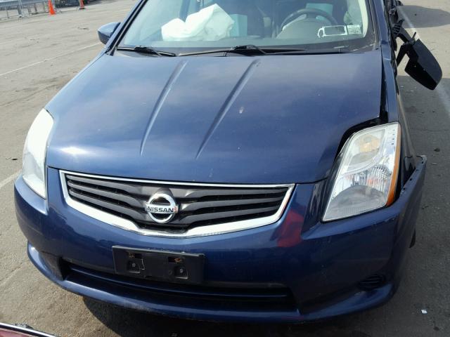 3N1AB6APXAL624229 - 2010 NISSAN SENTRA 2.0 BLUE photo 7