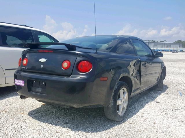 1G1AL15F967633992 - 2006 CHEVROLET COBALT LT BLACK photo 4