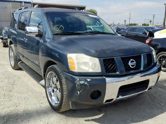 5N1AA08A25N712269 - 2005 NISSAN ARMADA SE GREEN photo 1