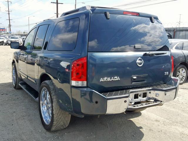 5N1AA08A25N712269 - 2005 NISSAN ARMADA SE GREEN photo 3