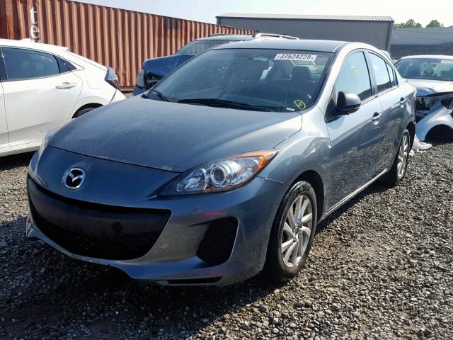 JM1BL1V78C1693359 - 2012 MAZDA 3 I CHARCOAL photo 2