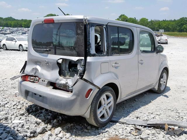 JN8AZ28R29T105793 - 2009 NISSAN CUBE BASE SILVER photo 4