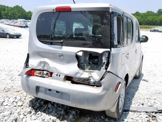 JN8AZ28R29T105793 - 2009 NISSAN CUBE BASE SILVER photo 9