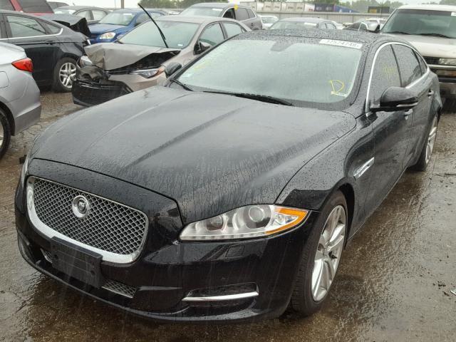 SAJWA2GB2BLV14865 - 2011 JAGUAR XJL BLACK photo 2