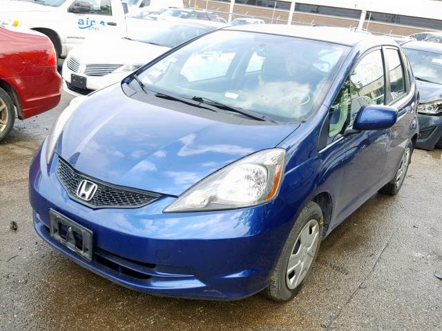 JHMGE8H30DC082831 - 2013 HONDA FIT BLUE photo 2