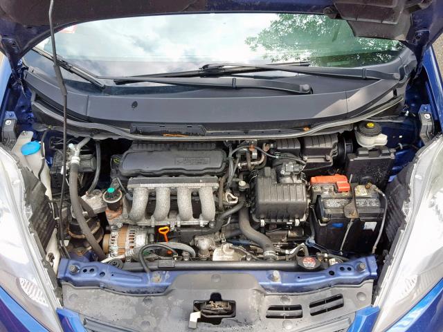 JHMGE8H30DC082831 - 2013 HONDA FIT BLUE photo 7