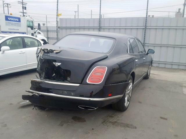 SCBBB7ZH0BC015722 - 2011 BENTLEY MULSANNE BLACK photo 4