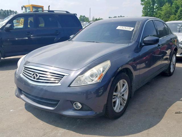 JN1CV6AR8CM971228 - 2012 INFINITI G37 BLUE photo 2