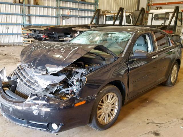 1C3LC56R27N504185 - 2007 CHRYSLER SEBRING TO BLACK photo 2