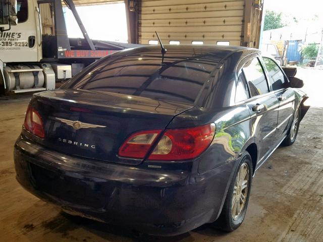 1C3LC56R27N504185 - 2007 CHRYSLER SEBRING TO BLACK photo 4