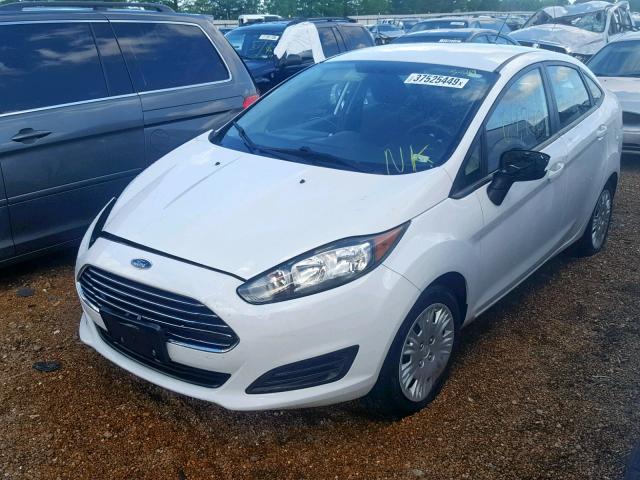 3FADP4AJ3EM220500 - 2014 FORD FIESTA S WHITE photo 2