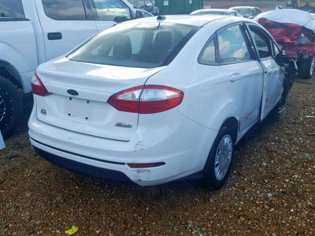 3FADP4AJ3EM220500 - 2014 FORD FIESTA S WHITE photo 4