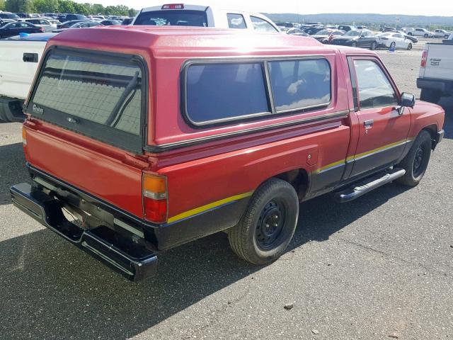 JT4RN50R8H5104531 - 1987 TOYOTA PICKUP 1/2 RED photo 4