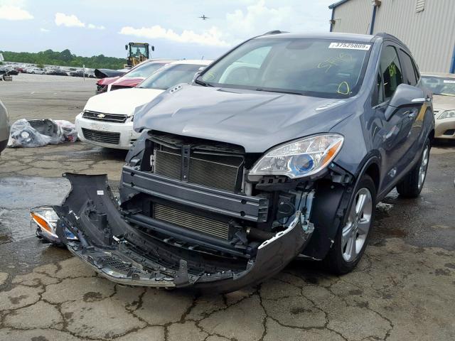 KL4CJASB6FB036068 - 2015 BUICK ENCORE GRAY photo 2