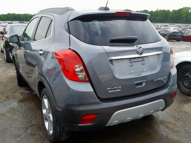 KL4CJASB6FB036068 - 2015 BUICK ENCORE GRAY photo 3