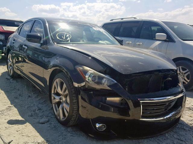 JN1AY1AP1CM530251 - 2012 INFINITI M56 BLACK photo 1