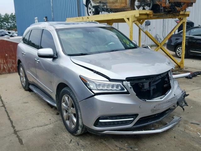 5FRYD4H86FB002059 - 2015 ACURA MDX ADVANC SILVER photo 1