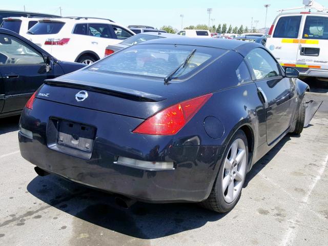 JN1AZ34EX3T014091 - 2003 NISSAN 350Z COUPE BLACK photo 4