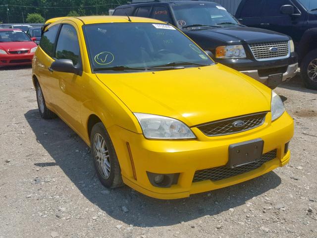 1FAFP31N27W159083 - 2007 FORD FOCUS ZX3 YELLOW photo 1