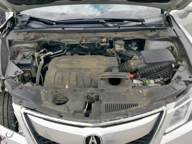 5J8TB4H31DL020437 - 2013 ACURA RDX SILVER photo 7